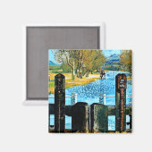 SMALBOOTSLUIS MAGNEET (Voorkant / Achterkant)