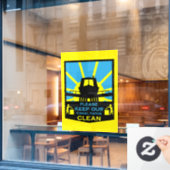 Smalbootstickers en -borden raamsticker (Cafe Raam)