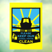 Smalbootstickers en -borden raamsticker (Vel 3)