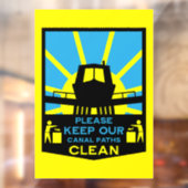 Smalbootstickers en -borden raamsticker (Vel 2)