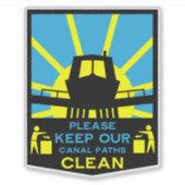 Smalbootstickers en -borden sticker (Voorkant)
