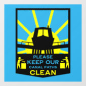 Smalbootstickers en -tekens raamsticker (Vel)