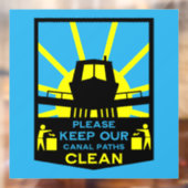Smalbootstickers en -tekens raamsticker (Vel 2)