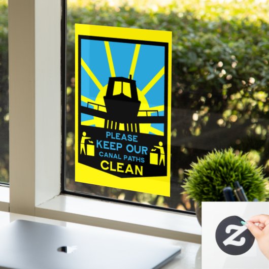 Smalbootstickers en -tekens raamsticker (Kantoor)