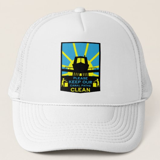 Smalbootstickers en -tekens trucker pet (Voorkant)