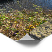 Smalboten afgemeerd bij Salterhebble Basin Poster (Hoek)