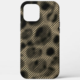 Smalere beige strepen en vreemde donkere cirkels Case-Mate iPhone case