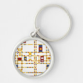 Small (1,44-inch) Premium Round Sleutelhanger (Voorkant)