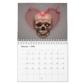 Small 2026 Skull Art Calendar Kalender (Feb 2026)