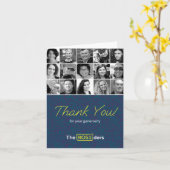 Small, 4" x 5.6" Folded Greeting Card Kaart (Gele Bloem)