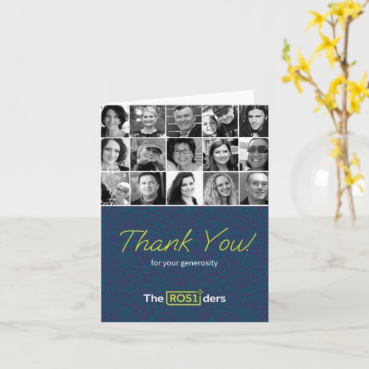 Small, 4" x 5.6" Folded Greeting Card Kaart (Gele Bloem)