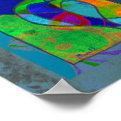 Small Abstract Art Poster 8.5 x 11 (Hoek)