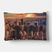 Small accessory pouch with city skyline image etui (Achterkant)