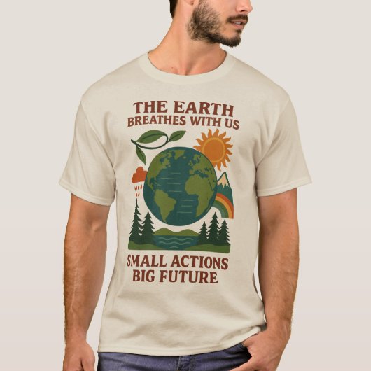 Small Actions Big Future T-shirt (Voorkant)