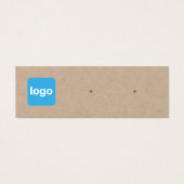 Small Add Logo Kraft Earling Display Card Mini Visitekaartjes (Voorkant)