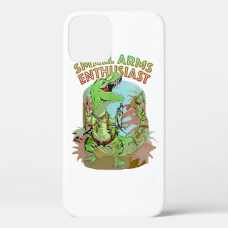 Small Arms Enthusiast Funny T-Rex Dinosaur Gun Case-Mate iPhone Case