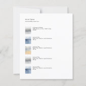 Small Art Tear Sheet Price List Template (Voorkant)