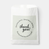 Small Batch Home Bakery Dank Je Patroon Bedankzakje (Voorkant)