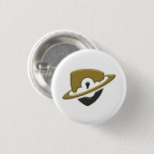 Small Blackwood Button - Gold en zwart (Voorkant /achterkant)