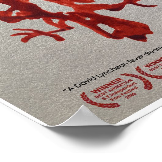 Small Blood Tea en Red String Officieel Poster (Hoek)