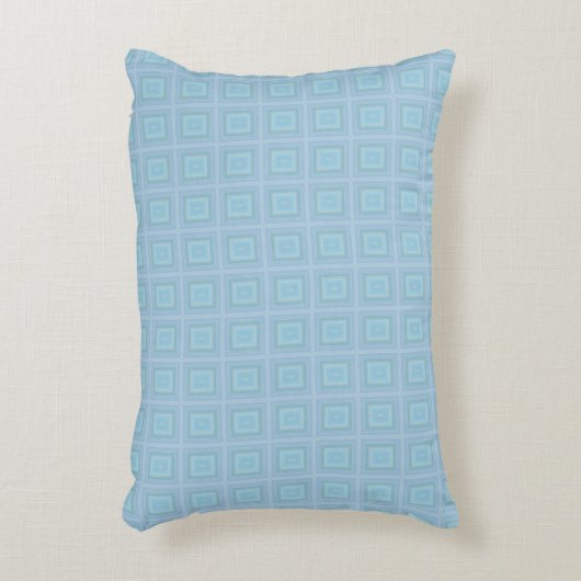 Small blue squares. accent kussen (Voorkant(Verticaal))