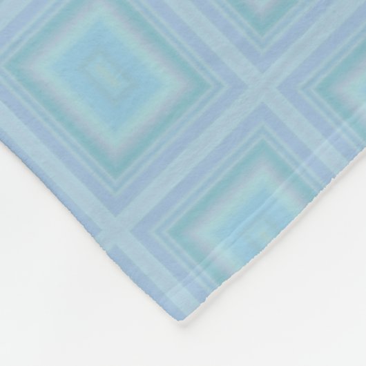 Small blue squares. fleece deken (Hoek)