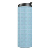 Small blue squares. thermosbeker (Gedraaid links)