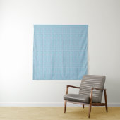 Small blue squares. wandkleed (In situ)