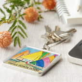 Small Boats Rock-Sailboat Sleutelhanger (Zijkant)