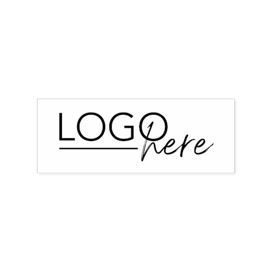 Small Business Add Your Logo Rubberstempel (Afrduk)