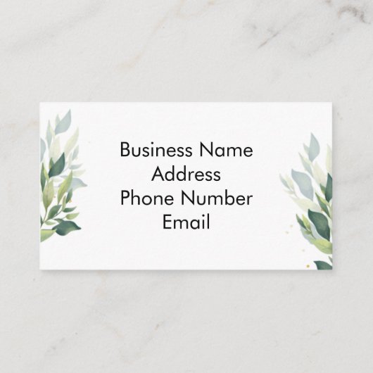 Small Business Appoint Card Customizable  Visitekaartje (Achterkant)