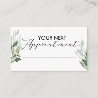 Small Business Appoint Card Customizable  Visitekaartje