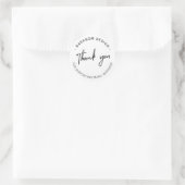 Small Business Bedankt-pakketsticker Ronde Sticker (Tas)