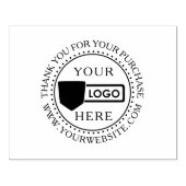 Small Business Custom Wood Art Stamp with Logo Rubberstempel (Afrduk)