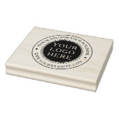 Small Business Custom Wood Art Stamp with Logo Rubberstempel (Stempel)