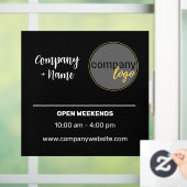 SMALL BUSINESS DECAL HANDELSUREN LOGO BRANDING (Huis)