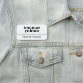 Small Business Employee Job Badge nametags (In situ)