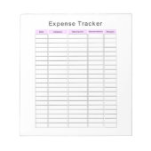 Small Business Expense Tracker Planner-Notitieblok Notitieblok (Voorkant)