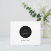 Small Business Flat-bedankkaart Bedankkaart (Staand voorkant)