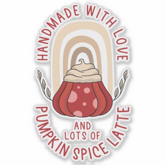 Small Business Herfst Sticker (Voorkant)