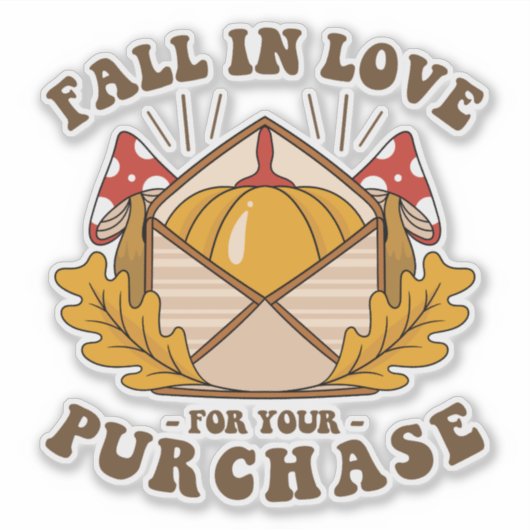 Small Business Herfst Sticker (Voorkant)