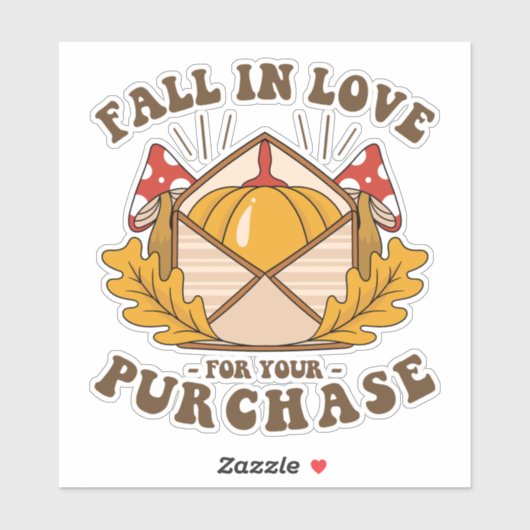 Small Business Herfst Sticker (Vel)