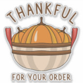 Small Business Herfst Sticker (Voorkant)