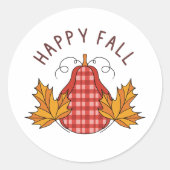 Small Business Herfst Sticker (Voorkant)