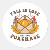 Small Business Herfst Sticker (Voorkant)