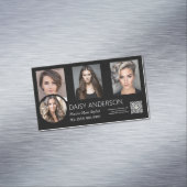 Small Business Home Haarstylist Kapper Salon Magnetisch Visitekaartje (Voorbeeld)