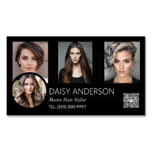 Small Business Home Haarstylist Kapper Salon Magnetisch Visitekaartje