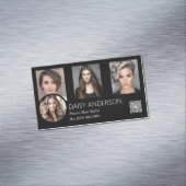 Small Business Home Haarstylist Kapper Salon Magnetisch Visitekaartje (Voorbeeld)