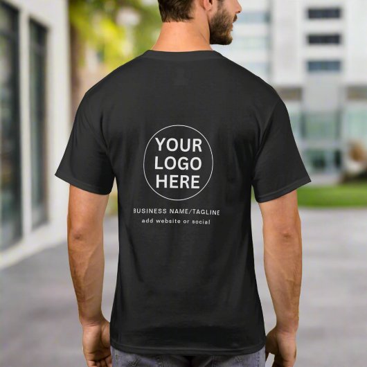 Small Business Logo Branding Campaign Swag T-shirt