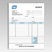 Small Business Logo Personalized Invoice Notepad Notitieblok